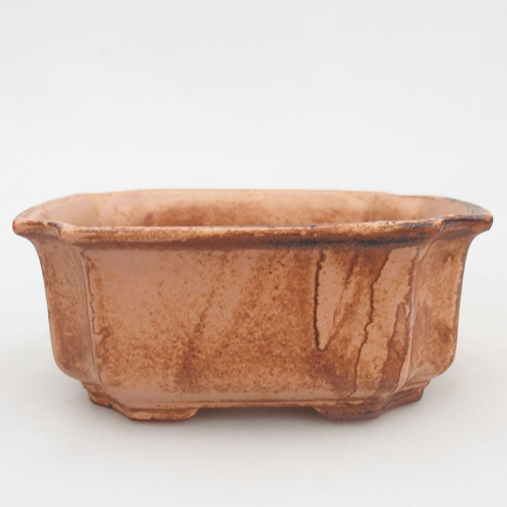 Keramická miska na bonsaje 12,5 x 9 x 5,5 cm, ružová