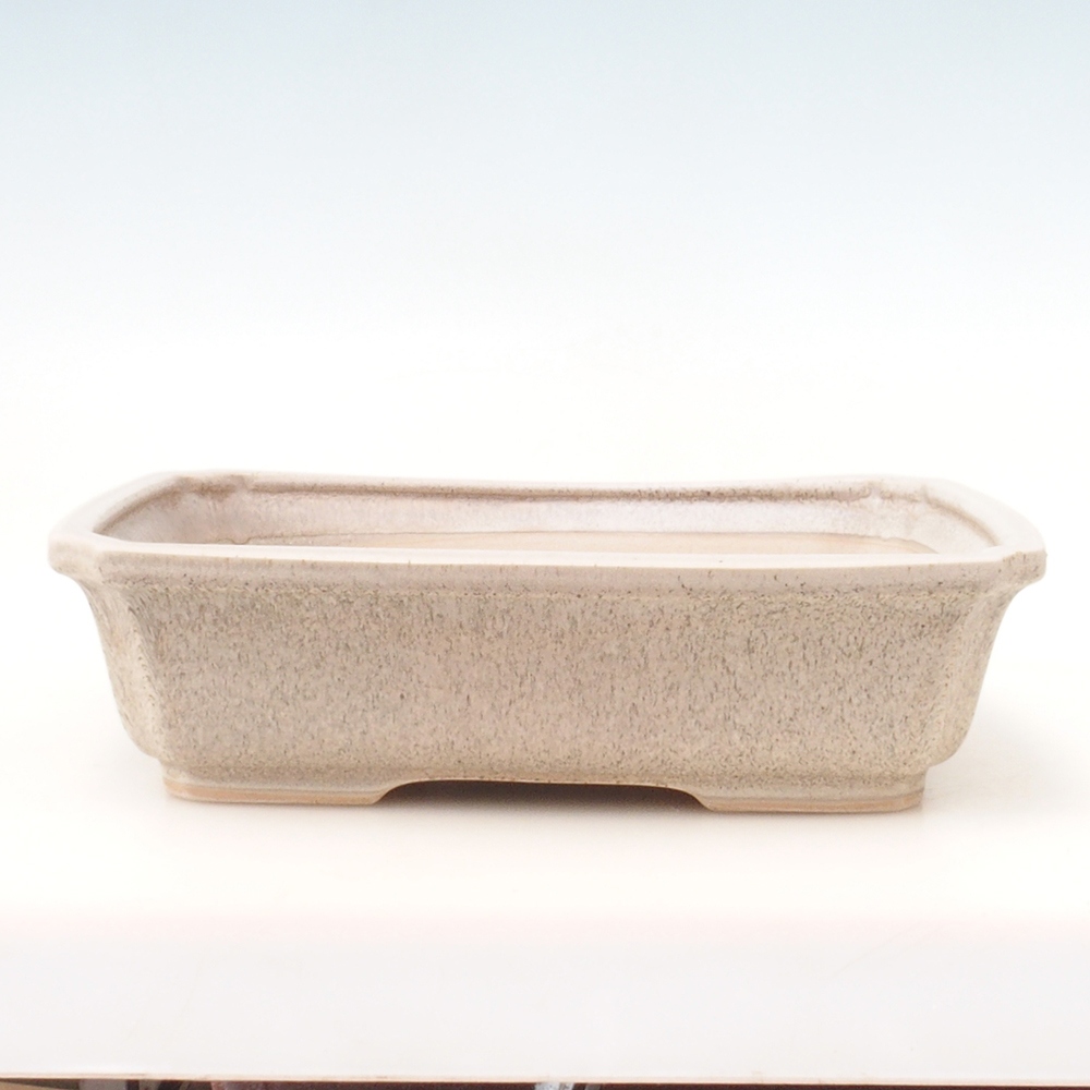 Bonsai miska H07 – 30 x 20,5 x 8 cm. - béžová