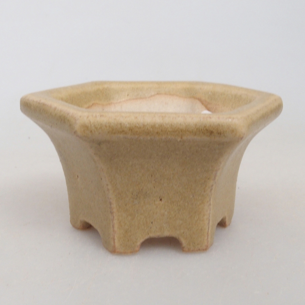 Mini bonsai miska 4,5 x 4,5 x 2,5  cm, farba hnedá