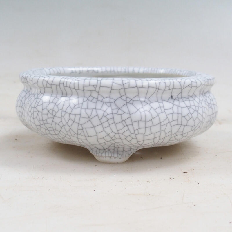 Bonsai miska 10,5 x 10,5 x 4 cm, farba raku