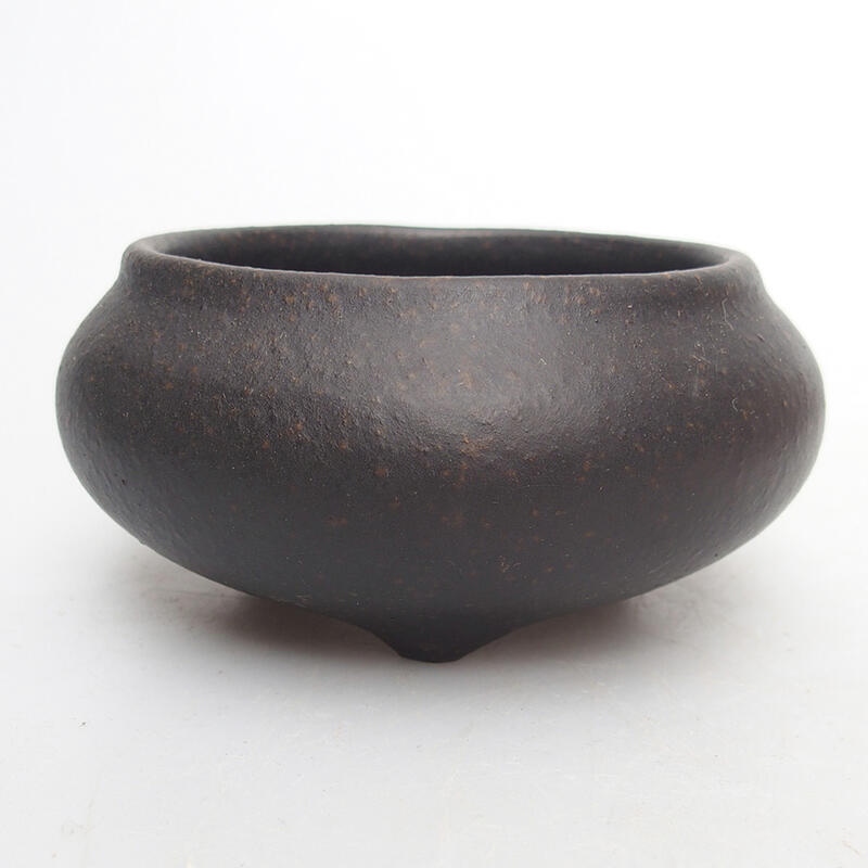 Bonsai miska 10 x 10 x 5 cm, farba hnedookrová