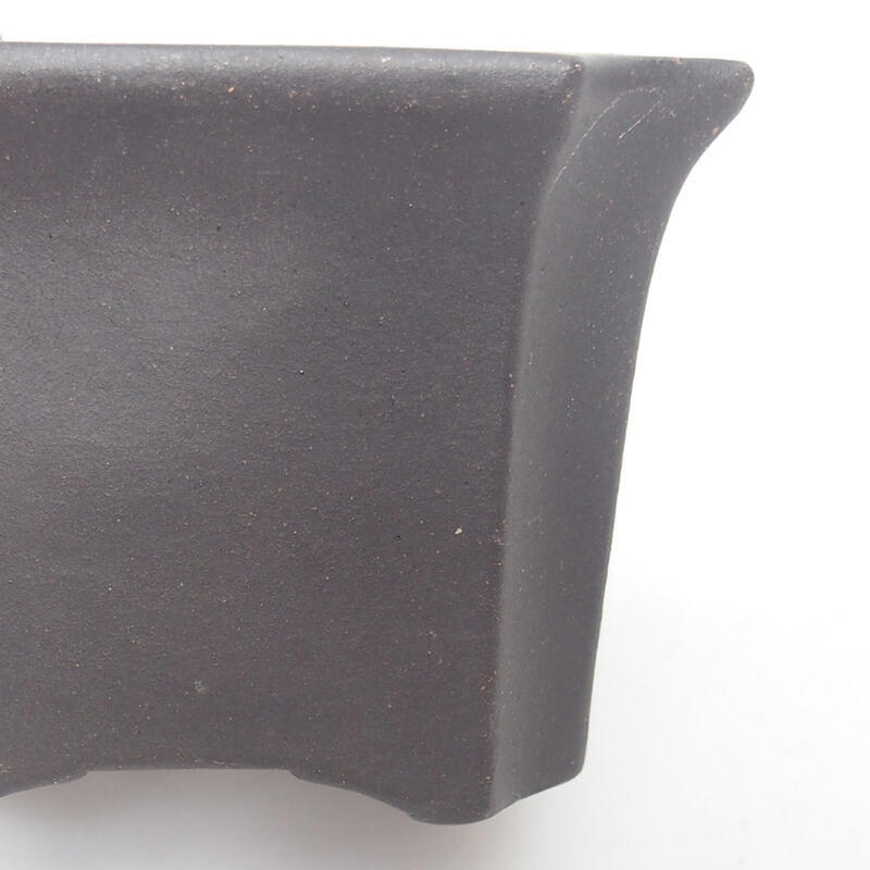 Bonsai miska 10 x 10 x 7 cm, farba čierna
