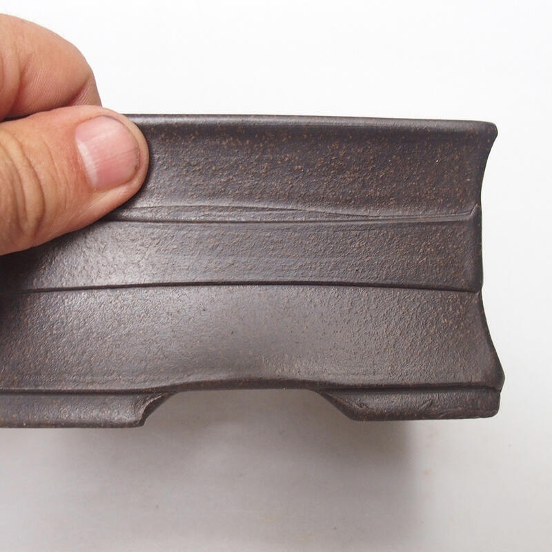Bonsai miska 11,5 x 11,5 x 6,5 cm, farba hnedookrová