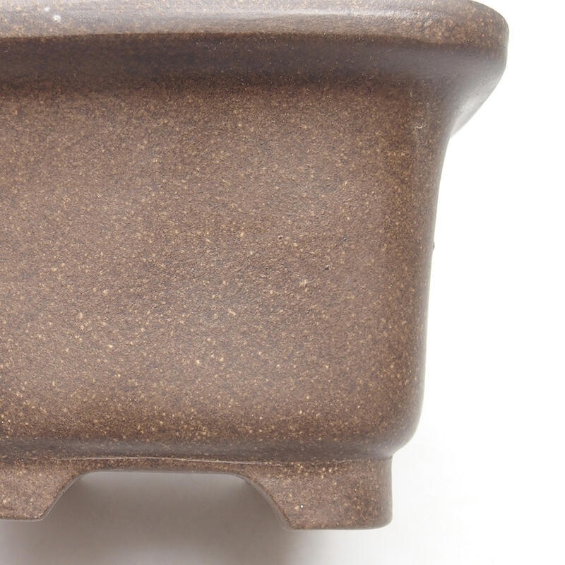 Bonsai miska 11 x 11 x 7,5 cm, farba hnedookrová