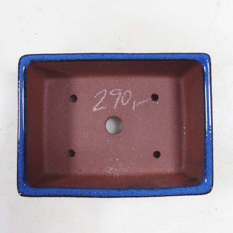 Bonsai miska 14,5 x 11 x 4,5 cm, farba modrá