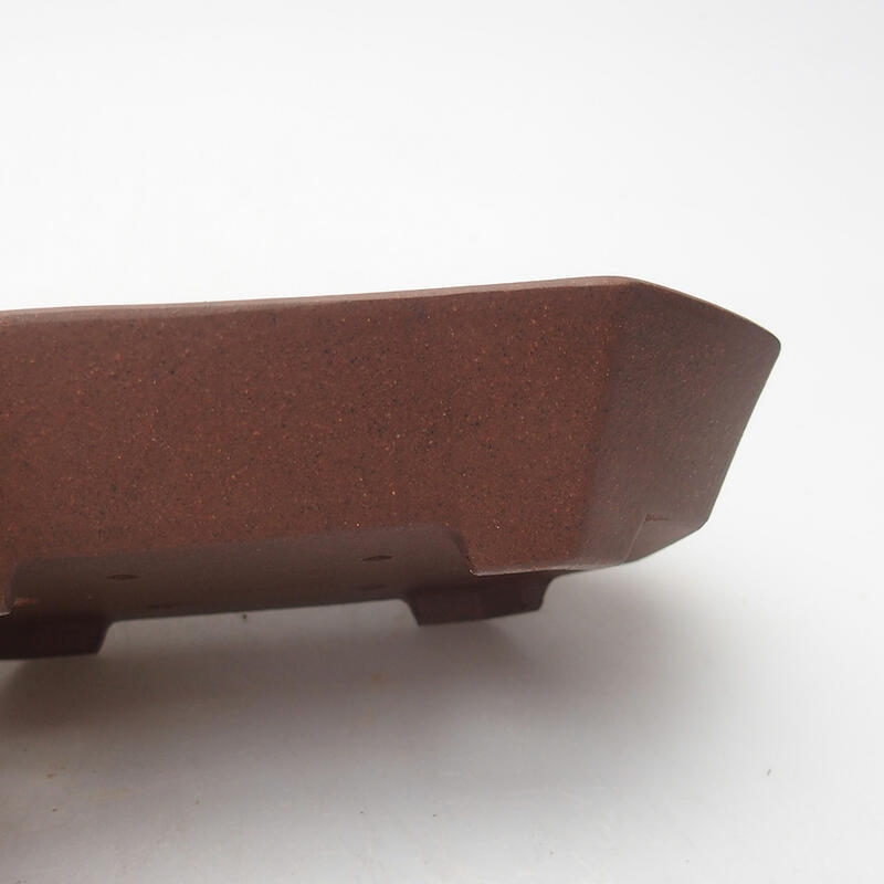 Bonsai miska 14 x 10 x 3 cm, farba hnedá