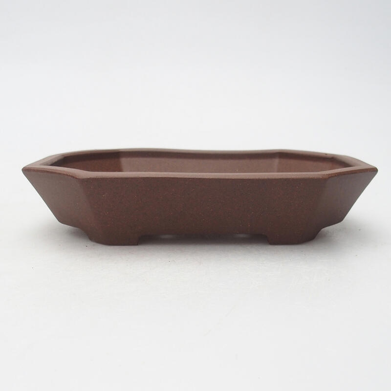 Bonsai miska 14 x 10 x 3 cm, farba hnedá