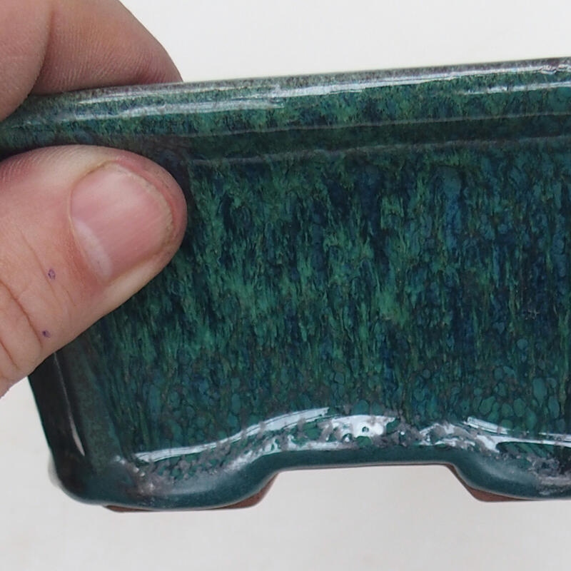 Bonsai miska 14 x 12 x 6 x cm, farba zelená