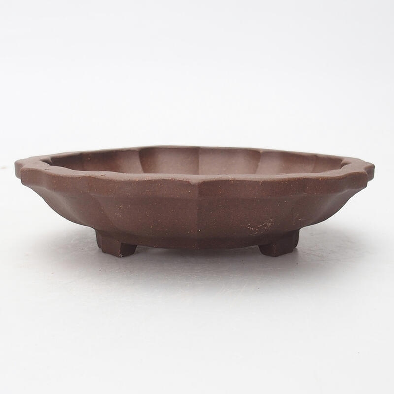 Bonsai miska 14 x 14 x 3,5 cm, farba hnedá