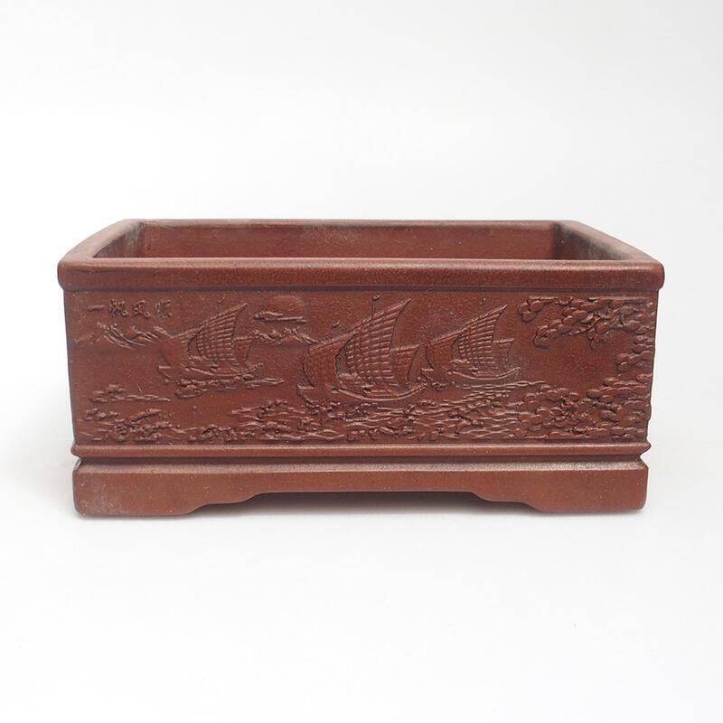 Bonsai miska 15,5 x 11,5 x 6,5 cm, farba hnedá