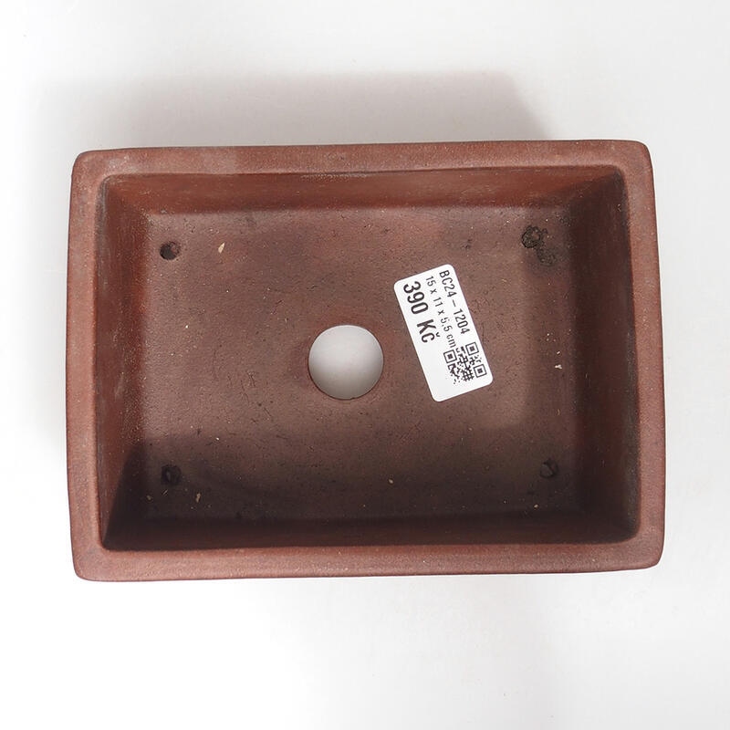 Bonsai miska 15,5 x 11,5 x 6,5 cm, farba hnedá
