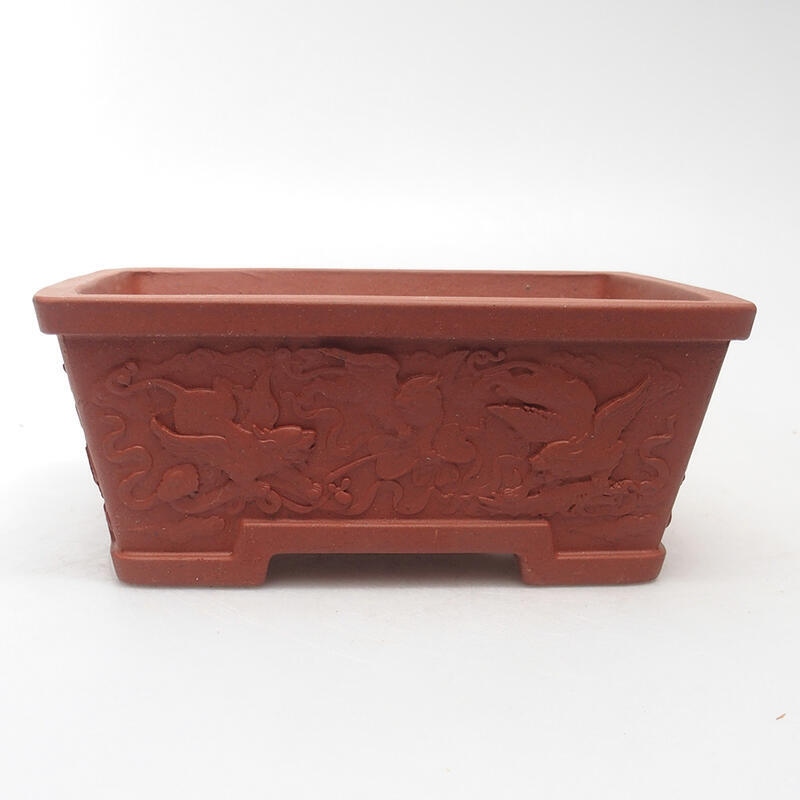 Bonsai miska 15,5 x 11 x 6,5 cm, farba tehlová