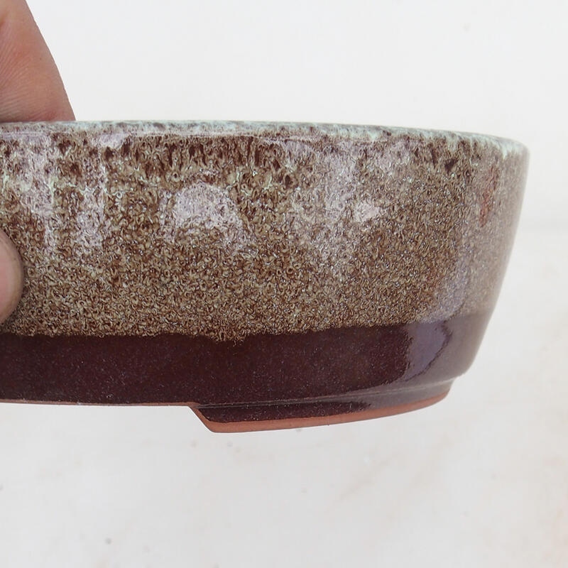 Bonsai miska 15,5 x 13 x 5 cm, farba hnedá
