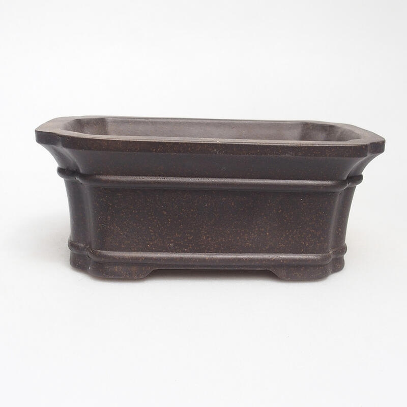 Bonsai miska 15 x 10 x 6 cm, farba hnedookrová