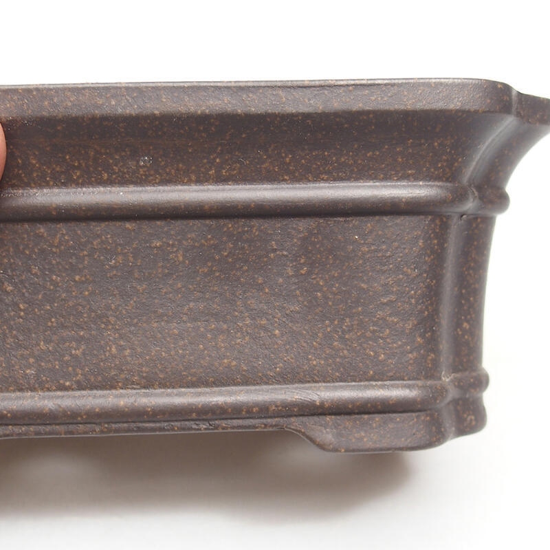 Bonsai miska 15 x 10 x 6 cm, farba hnedookrová