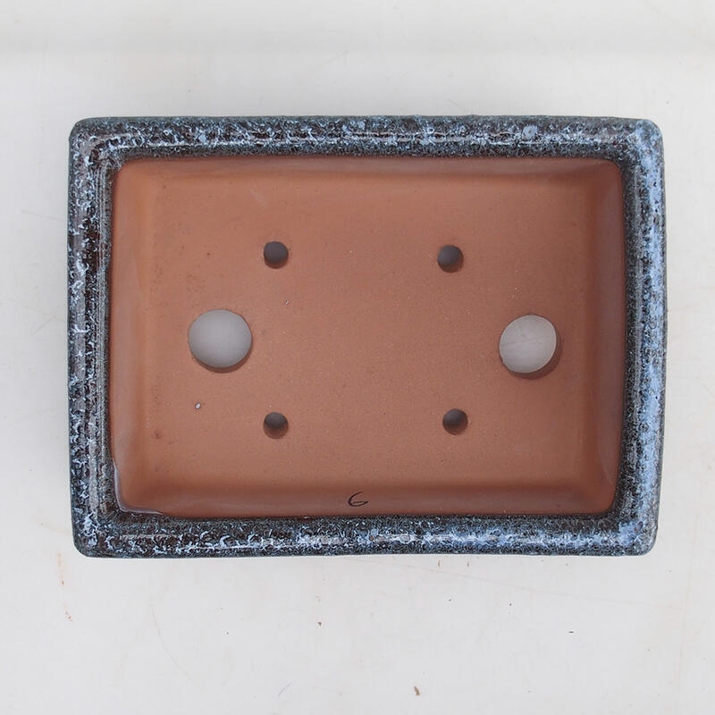 Bonsai miska 15 x 11 x 4,5 cm, farba vínovosivá