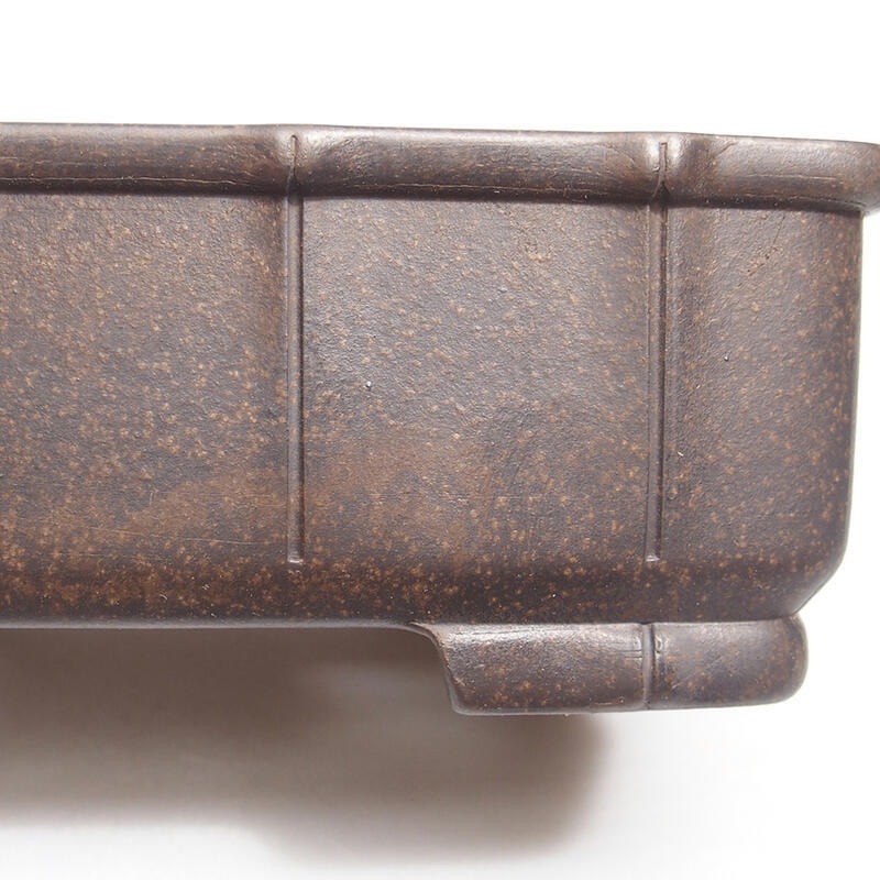 Bonsai miska 15 x 11 x 5 cm, farba hnedookrová