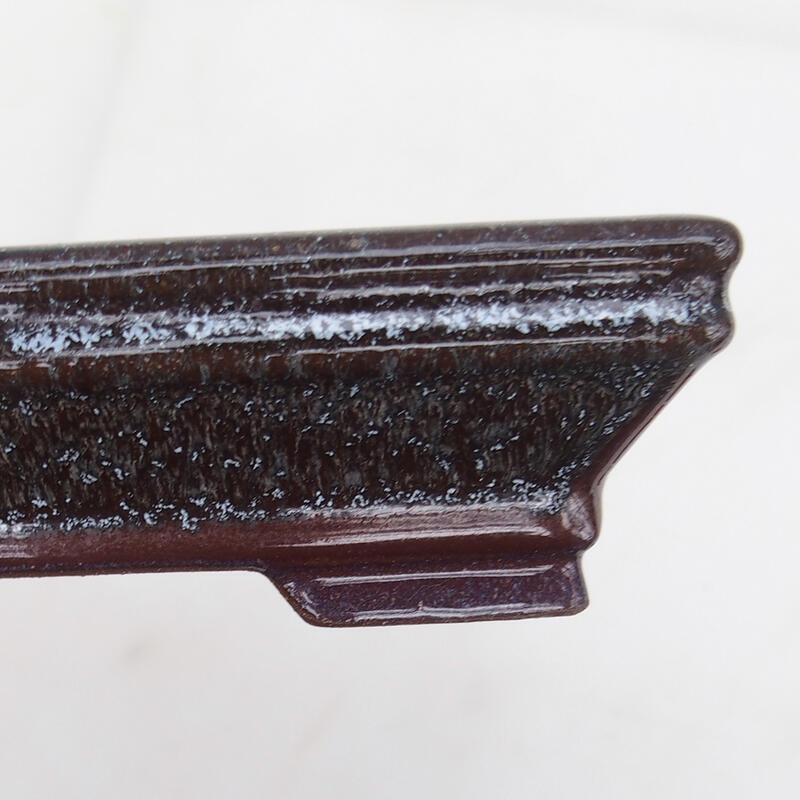 Bonsai miska 15 x 12 x 4 cm, farba hnedá