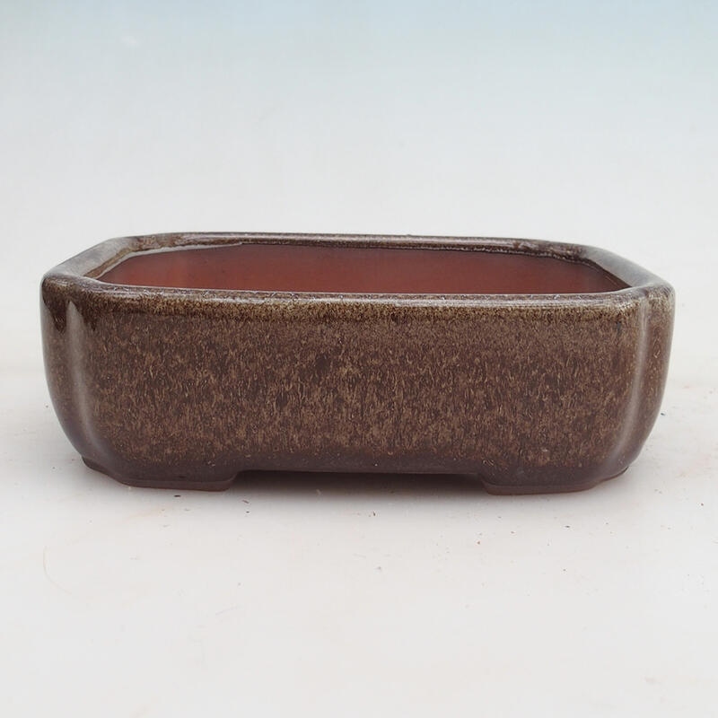 Bonsai miska 15 x 13 x 5 cm, farba hnedá