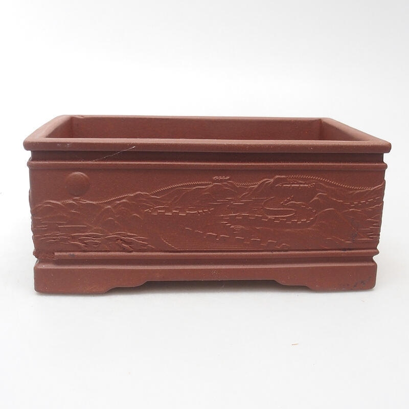 Bonsai miska 16 x 11 x 6,5 cm, farba tehlová