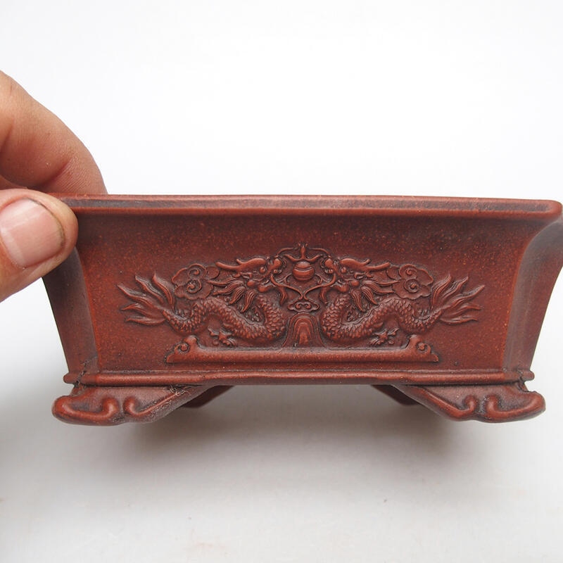 Bonsai miska 16 x 12 x 5 cm, farba hnedá