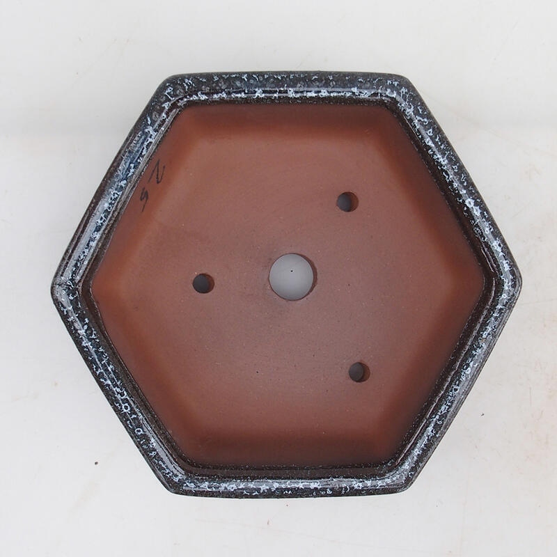 Bonsai miska 16 x 14 x 5 cm, farba vínová