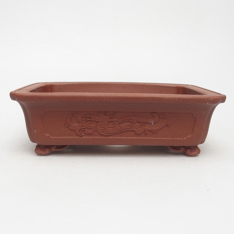 Bonsai miska 17,5 x 13,5 x 5,5 cm, farba tehlová