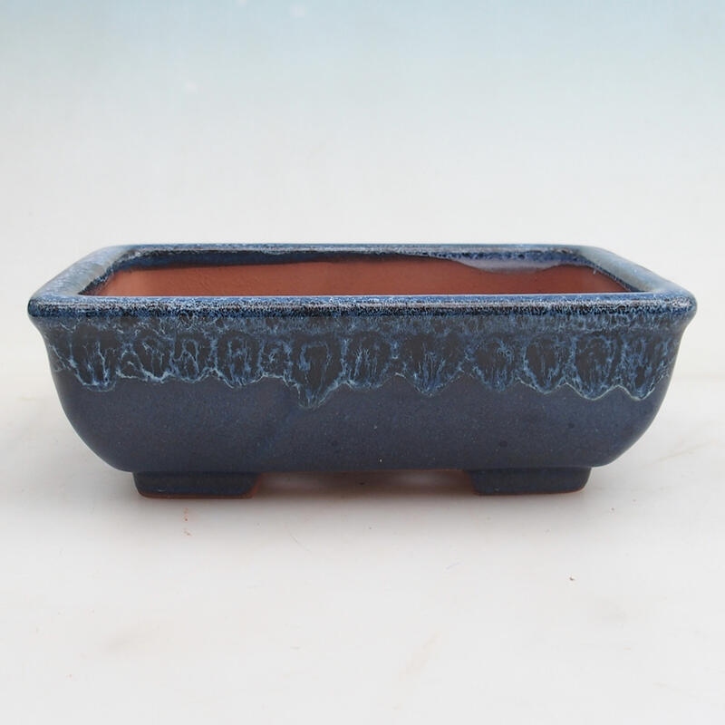 Bonsai miska 17,5 x 13 x 5,5 cm, farba modrá
