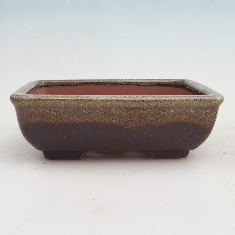 Bonsai miska 17,5 x 13 x 5,5 cm, farba vínová