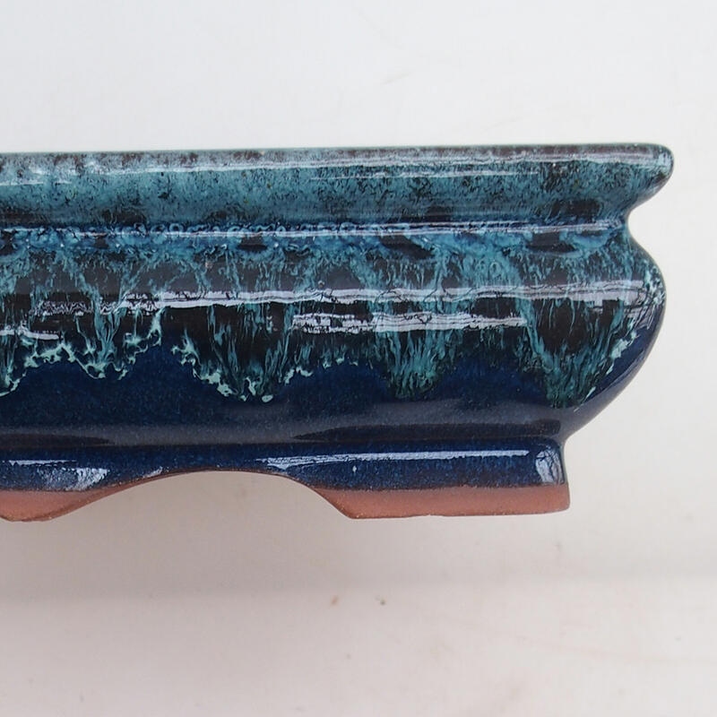 Bonsai miska 20,5 x 20,5 x 5,5 cm, farba modrá