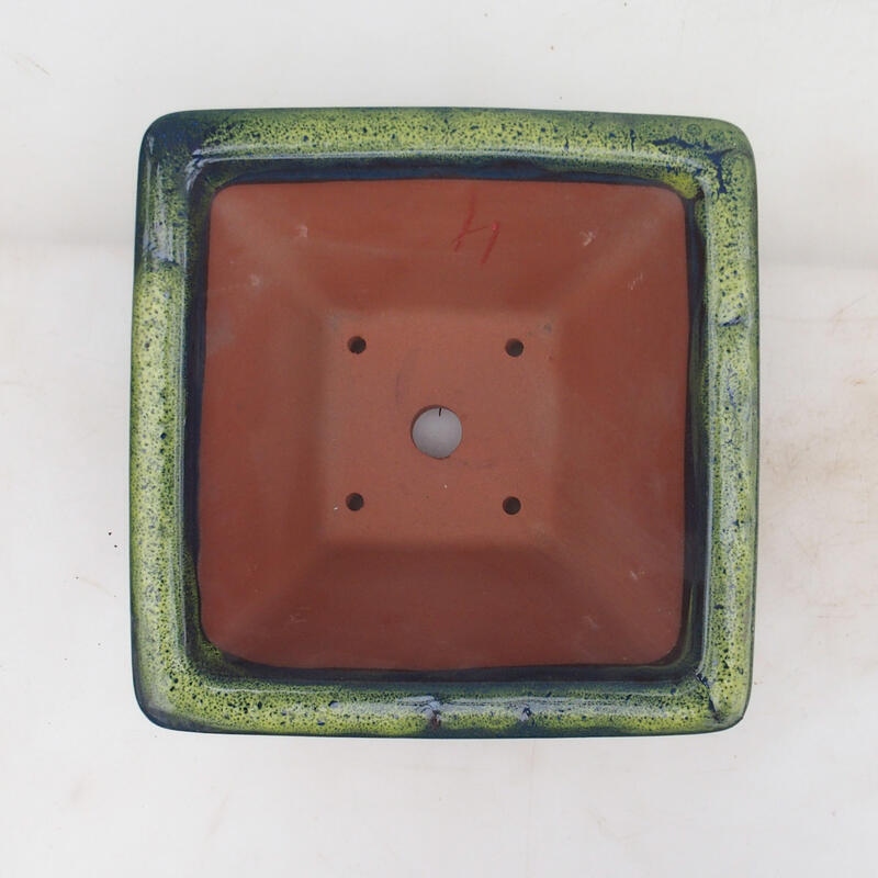 Bonsai miska 21 x 21 x 11 cm, farba modrá