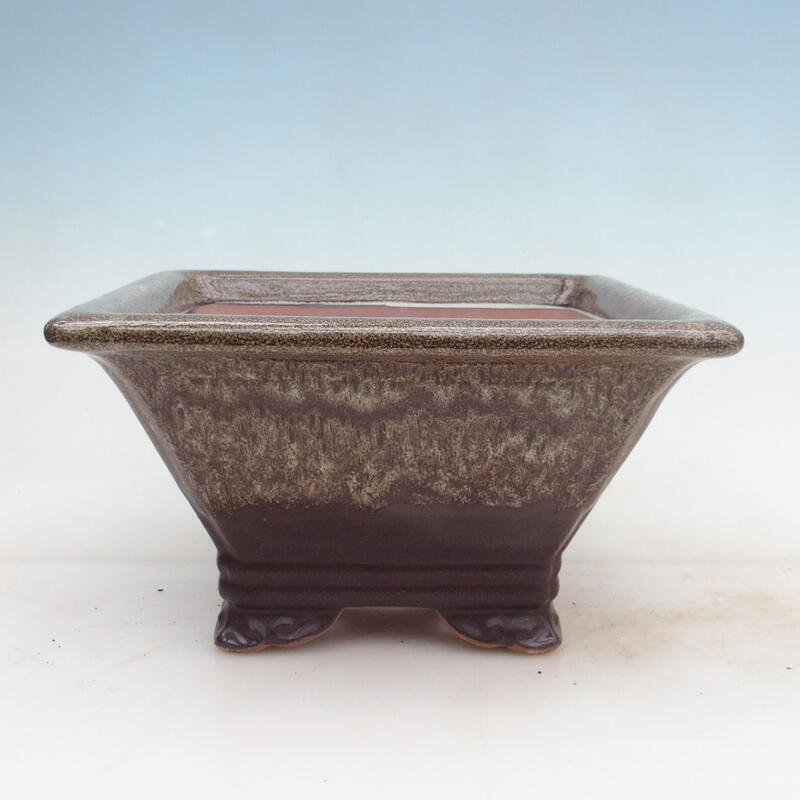 Bonsai miska 27 x 27 x 14,5 cm, farba hnedá