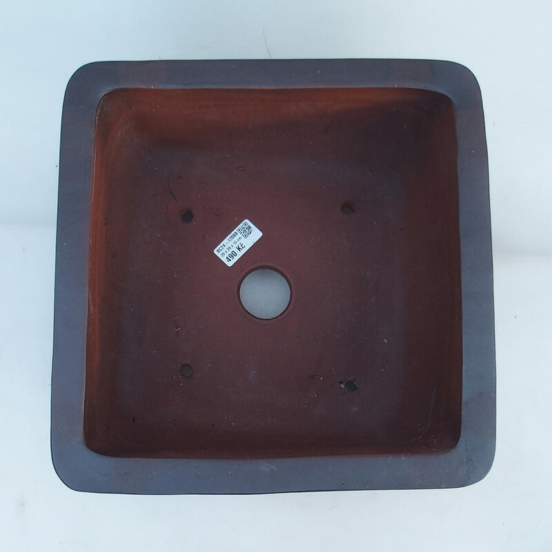 Bonsai miska 29 x 29 x 14,5 cm, farba tehlová