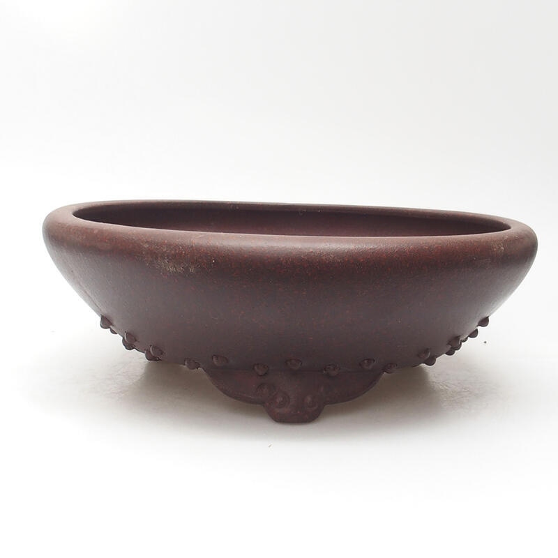 Bonsai miska 29 x 29 x 9,5 cm, farba hnedočierna