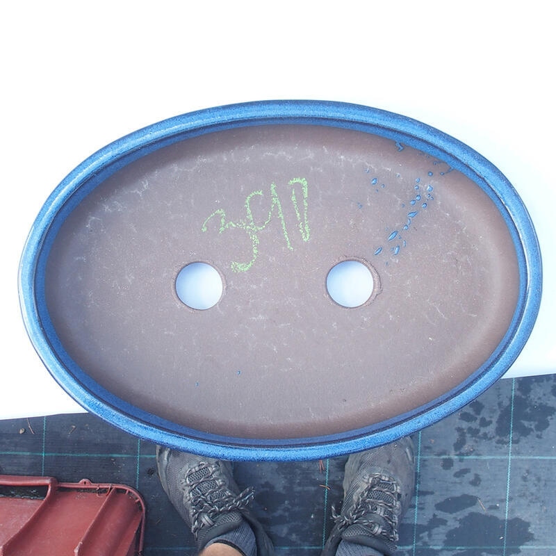 Bonsai miska 30 x 20 x 4,5 cm farba modrá