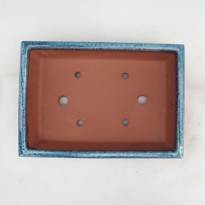 Bonsai miska 31 x 22 x 8 cm, farba modrobiela