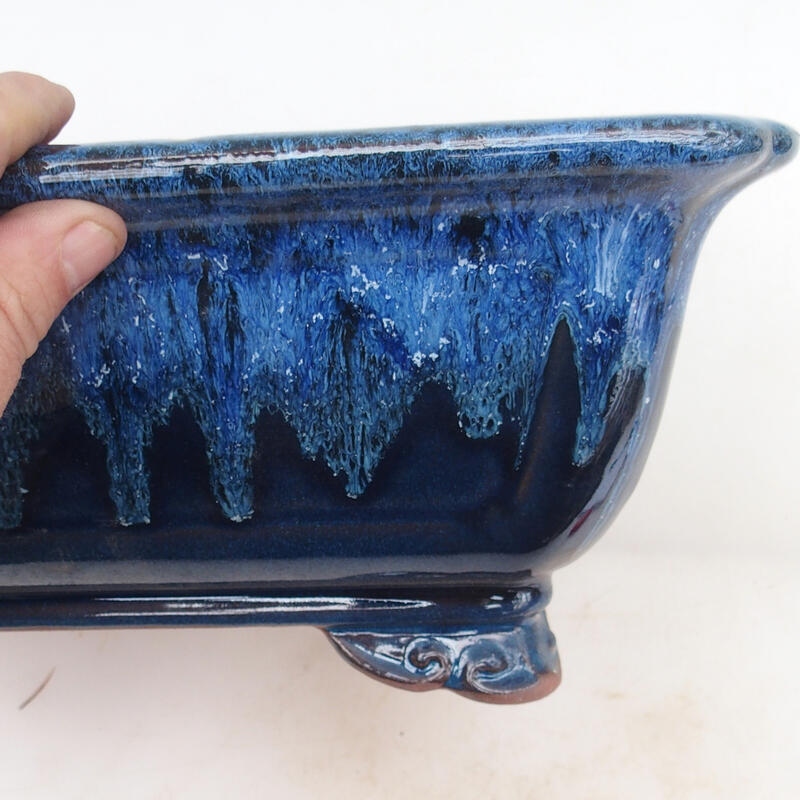 Bonsai miska 31 x 23 x 12 cm, farba modrá