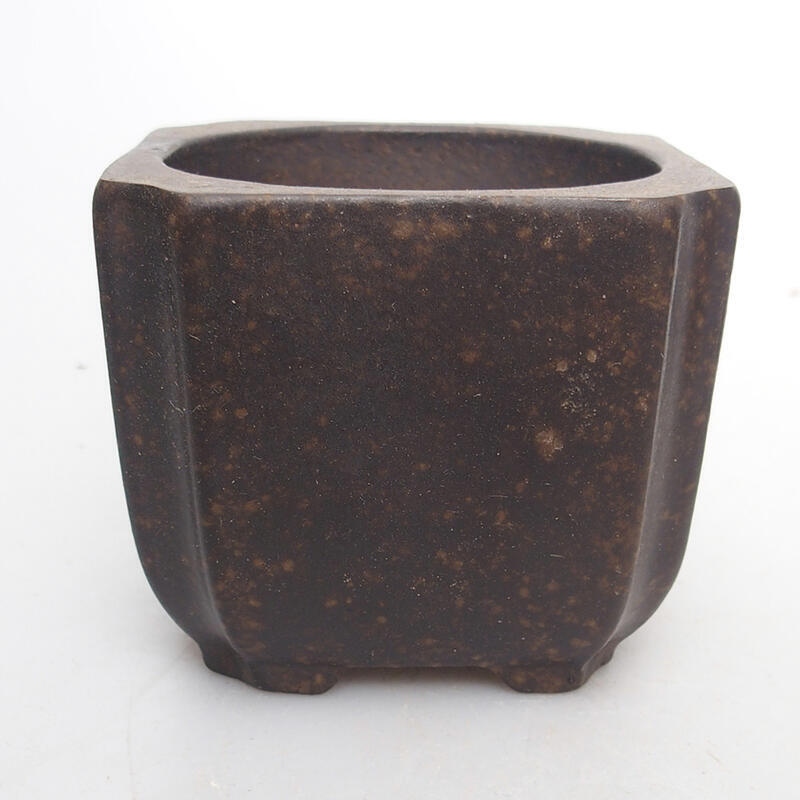 Bonsai miska 7 x 7 x 6 cm, farba hnedookrová