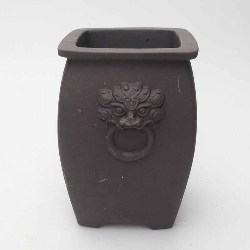 Bonsai miska 9 x 9 x 12 cm, farba čierna