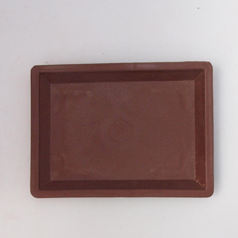 Bonsai podmiska plast PP-1 - 15 x 11 x 1,8 cm hnedá