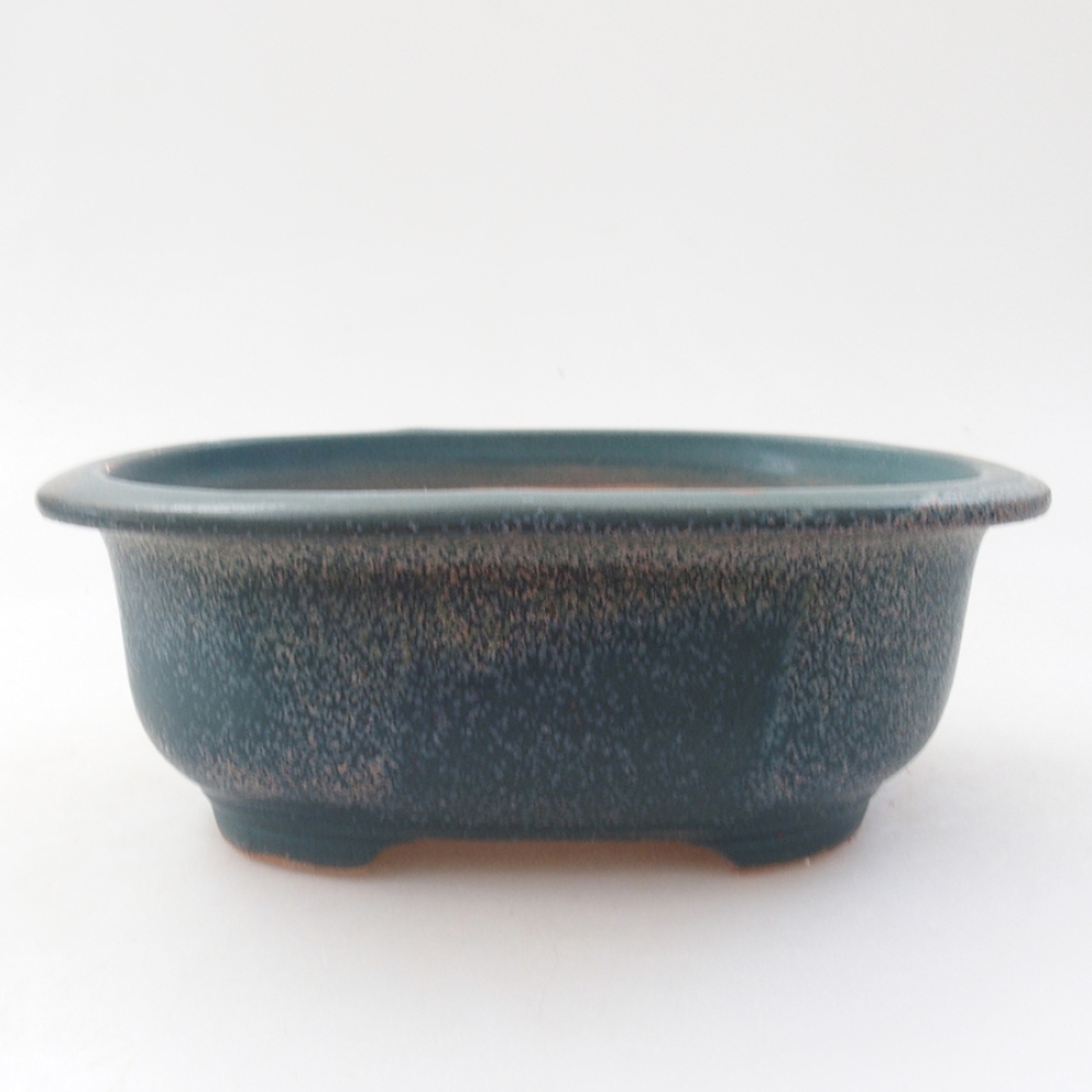 Keramická bonsai miska 15,5 x 12 x 5,5 cm, farba modra