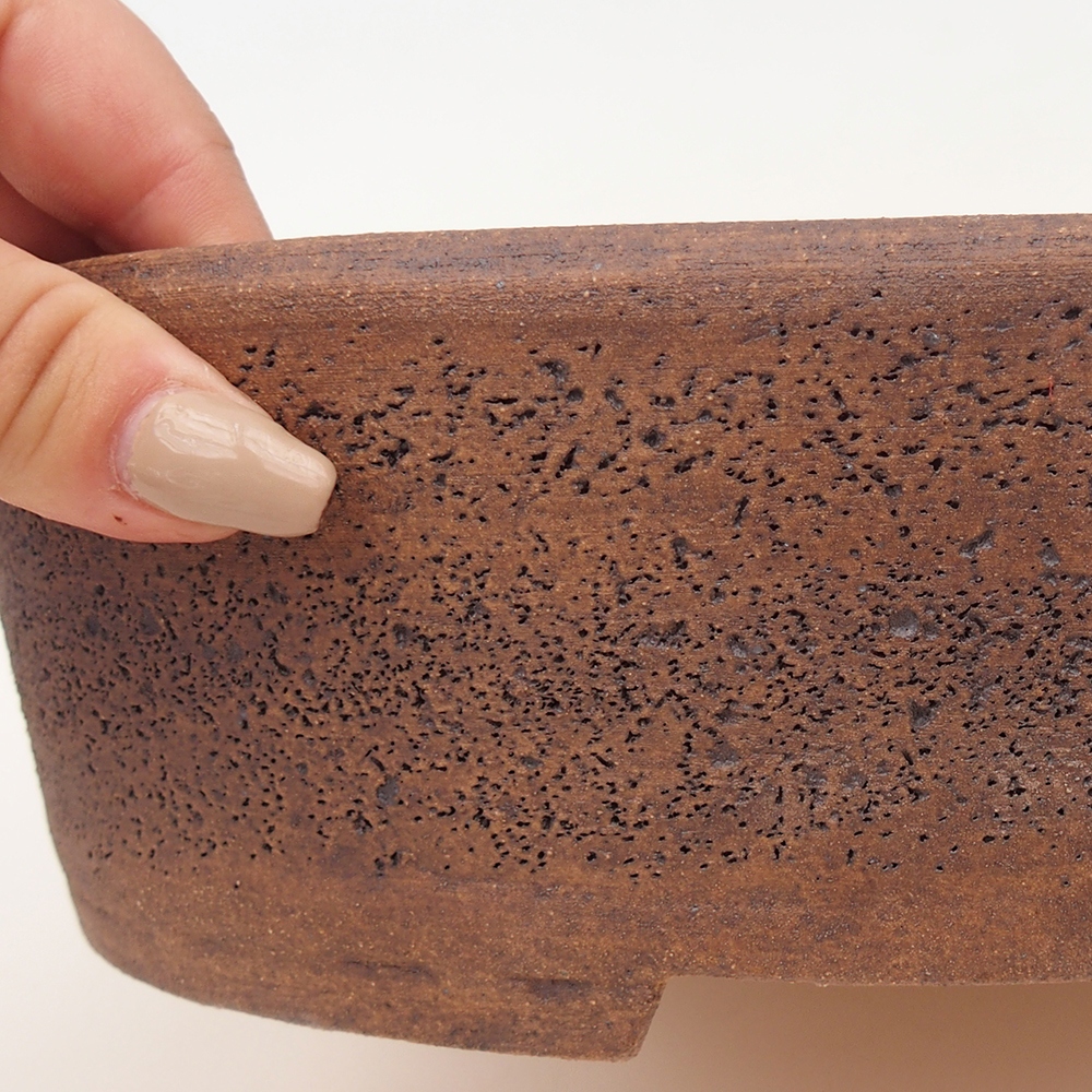 Miska na bonsaj 26 x 19,5 x 7,5 cm , farba hnedá