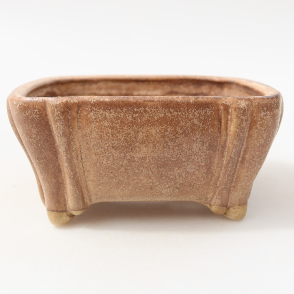 Keramická miska na bonsai 10,5 x 10,5 x 4,5 cm, farba ružová