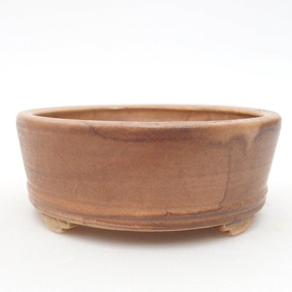 Keramická bonsai miska 9 x 9 x 3,5 cm, farba růžová