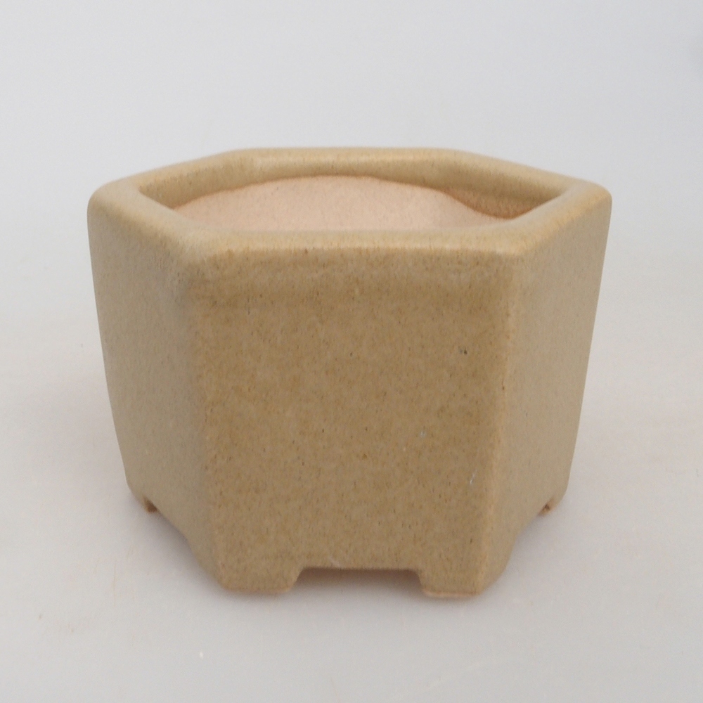 Mini bonsai miska 6,5 x 6 x 4  cm, farba hnedá