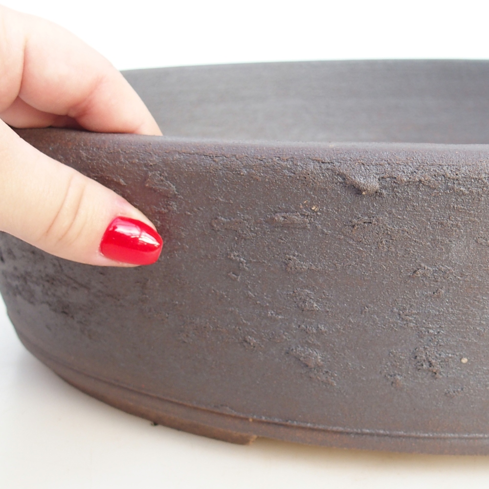 Miska na bonsaj 39,5 x 32 x 9,5 cm , farba hnedá