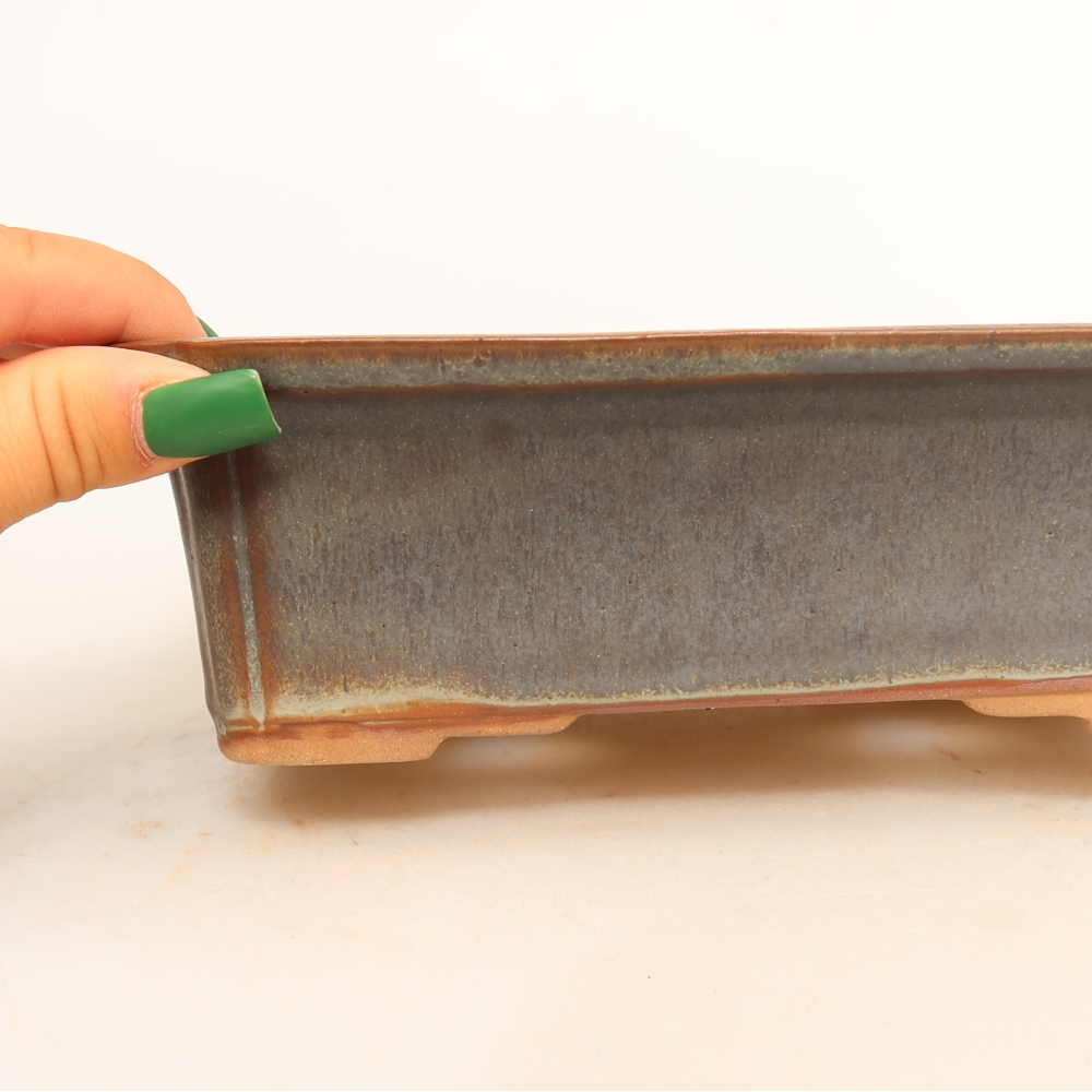 Keramická miska  20 x 15,5 x 5,5 cm, farba hnedá
