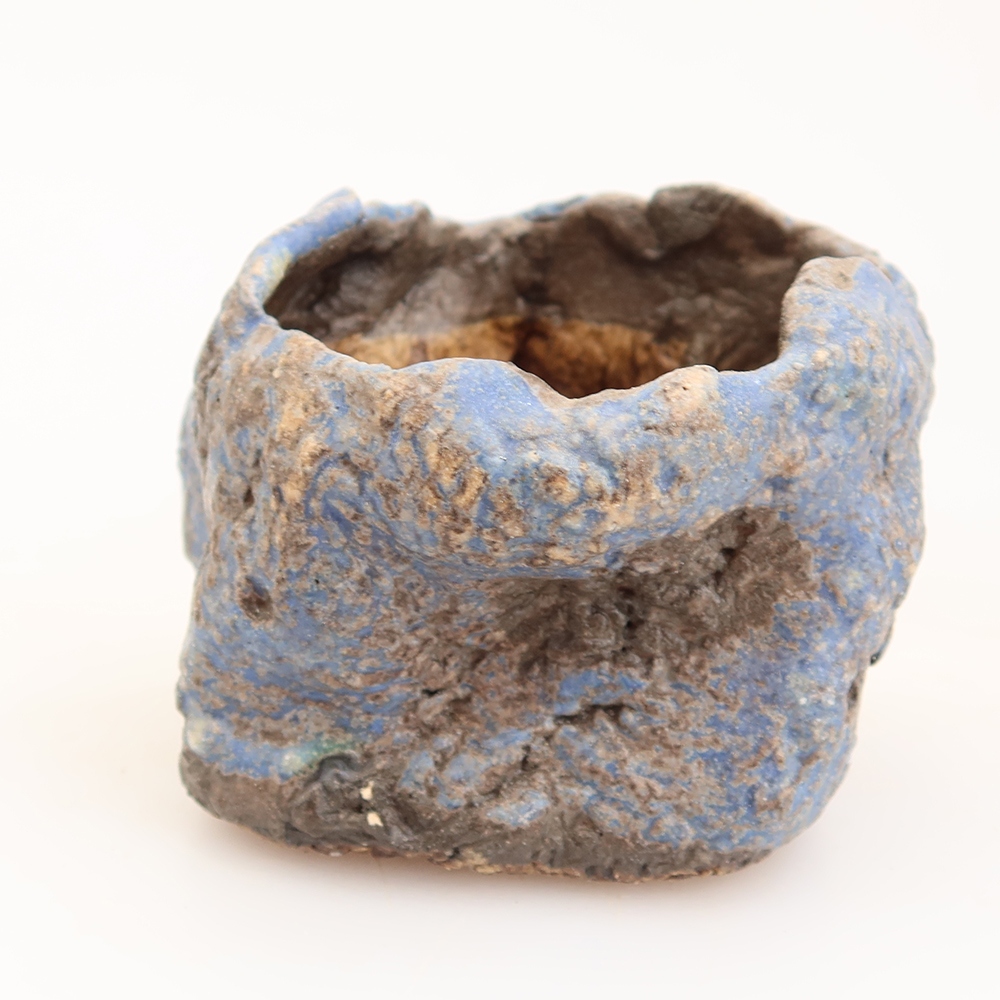 Keramická škrupina  6 x 5,5 x 6 cm, farba modrá