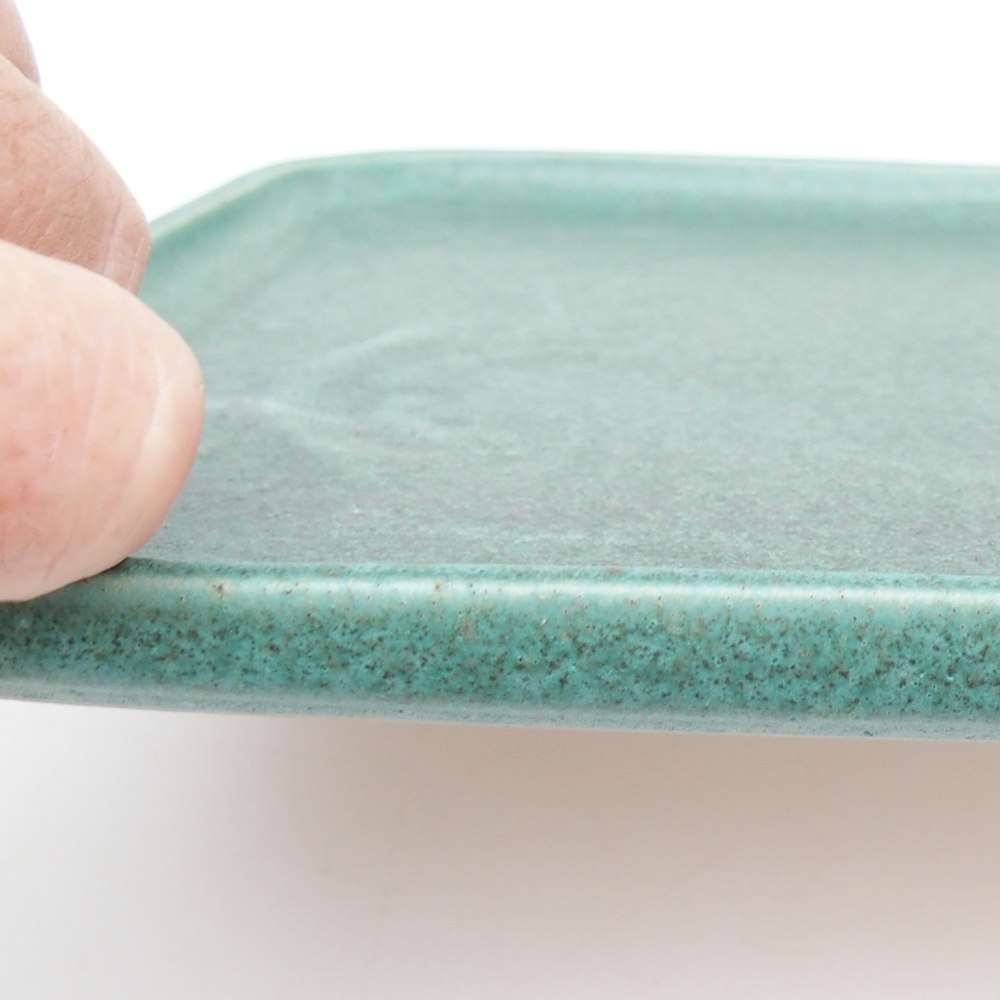 Keramický tanier H20 - 26,5 x 20 x 1,5 cm - zelený