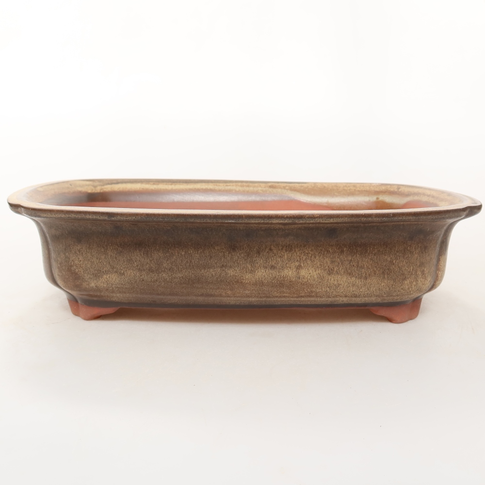 Keramická Miska 24,5 x 17,5 x 6 cm, farba hnedá